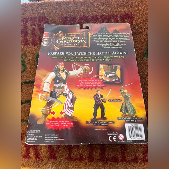 Disney Pirates of the Caribbean Jack Sparrow Figure - Picture 3 of 5